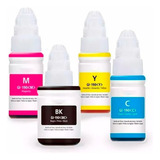 Kit 4x Tintas Compativel Com Canon G3110 G3111 G4111 Gl 190
