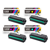 Kit 4x Toner Para Impressora Clx6260fr Clp680nd Clp-680 K506