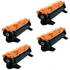 Kit 4x Toner Tn1000 Tn1060 Tn1030 Tn1035 Tn1040 Tn1050 1602