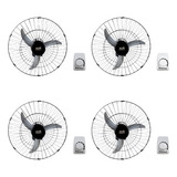 Kit 4x Ventilador Parede