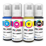 Kit 4x100ml Tinta Black
