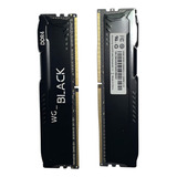 Kit 4x4gb 16gb Memória Ram Ddr4 Desktop 3200mhz Wg Black