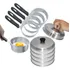 Kit 5 Abafador De Hamburguer   5 Modelador De Ovo Redondo
