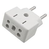 KIT 5 Adaptador De Tomada Universal 3 Pinos Benjamin 10A 20A Para 2 E 3 Pinos Bivolt 110V 220V Para Secadores Chapinhas Air Fryer Pacote Com 5 Unidades LINHA PREMIUM