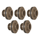 Kit 5 Adaptador Flange 25mm 3 4 P Caixa D água Fortlev