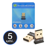Kit 5 Adaptadores Bluetooth