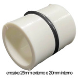 Kit 5 Adaptadores P Led Piscina Cano De 20mm Para 25mm