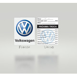 Kit 5 Adesivos Troca De Óleo Volkswagen Golf Mk3 Gl Glx Gti