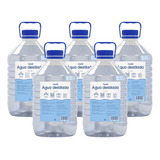 Kit 5 Águas Destilada 5 Litros P autoclave Cpap E Limpeza