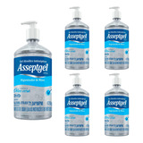 Kit 5 Álcool Gel Antisséptico 70