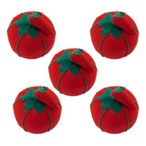 Kit 5 Alfineteiras Tomate Almofada Para Alfinetes C Afiador