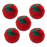 Kit 5 Alfineteiras Tomate Almofada Para Alfinetes C Afiador