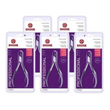 Kit 5 Alicate De Cutícula Inox Original Mundial Ref 777