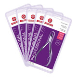 Kit 5 Alicate De Cutícula Professional Inox Mundial 777