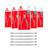 Kit 5 Alicates Mundial 522 5 Espátula Inox Profissional