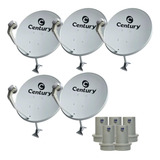 Kit 5 Antena Digital