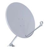 Kit 5 Antena Digital Parabólica Offset Chapa 75cm Ku 5g