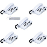 Kit 5 Aparelho Telefone