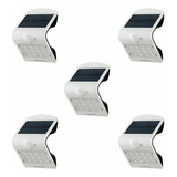 Kit 5 Arandela Solar Integrada Intelbras Asi 220 Luz Amarela