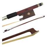 Kit 5 Arcos De Crina Animal Para Violino Alan Cor Marrom