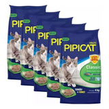 Kit 5 Areia Sanitaria kelco pipicat 4 kg gatos
