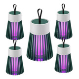 Kit 5 Armadilha Elétrica Para Mosquitos E Insetos Com Luz Uv