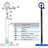 Kit 5 Aspersores P5 C pinça Te Triplo 3 4 tubo 2anilhas