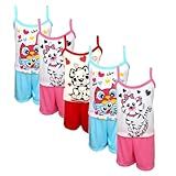 Kit 5 Baby Doll Infantil Pijama Menina Revenda Alça Verão Tamanho GG Cor Sortidos