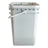 Kit 5 Baldes Brancos Extremamente Resistente Tampa lacre 18l