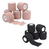 Kit 5 Bandagem Elástica Adesiva Flexível Atadura 5cm X 4 5m