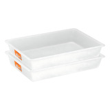 Kit 5 Bandejas Plásticas Para Açougue Multiuso 7 5 L Pleion