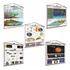 Kit 5 Banners De Ciência: Atmostera Hidrosfera Sistema Solar Terra Mundi Espaço Sideral Mapa
