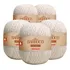 Kit 5 Barbante Barroco Linha Fio 6 700g Cor 0020 Natural