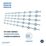 Kit 5 Barras De Led Compativel 60um7270psa 60un7310 60um7100
