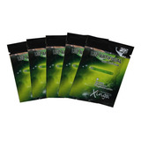 Kit 5 Bastao Stick Luz Quimica Boia Pesca Noturna 75mmx7 5mm Cor Verde