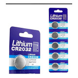 Kit 5 Bateria Cr2032 3v Lithium