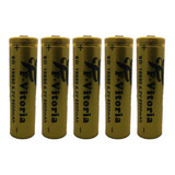 Kit 5 Bateria Recarregável 18650 8800mah 4 2v Lanterna