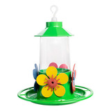 Kit 5 Bebedouro Plástico Beija Flor Chapéu E Poleiro 250ml