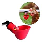 Kit 5 Bebedouros Automáticos P-Galinhas E Aves - Tipo Copo - Fácil Instalação E Limpeza - Ideal Para Galinheiros