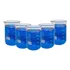 Kit 5 Becker De Vidro Forma Baixa Graduado 250ml Bequer