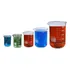 Kit 5 Bequer Vidro 50ml. 100ml, 250ml, 600ml, 1000ml