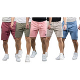 Kit 5 Bermudas De Moletom Masculino Premium Top