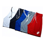 Kit 5 Bermudas Short Calção Dry Fit Básicas Academia Futebol