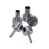 Kit 5 Bicos 3 5 8 10 E 12mm Bicos Para Soprador Estação Solda De Ar Quente 878 886d 881d 858 Engate Rápido
