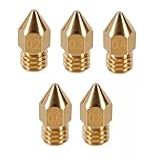 Kit 5 Bicos Nozzle Impressora 3d Misto 2mm 3mm 4mm 6mm 8mm Mk8 Creality Ender3