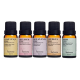 Kit 5 Blend De Óleos Essenciais Via Aroma Sinergias