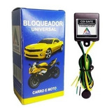 Kit 5 Bloqueador Antifurto Cadeado Eletrônico Carro Moto 12v