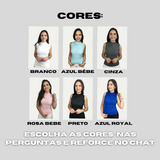 Kit 5 Blusa Canelada
