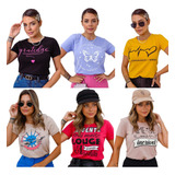 Kit 5 Blusa Feminina