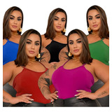 Kit 5 Blusa Feminina